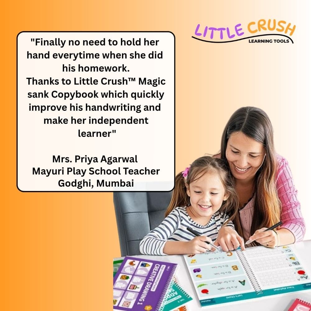 LITTLE CRUSH™ Magic Sank Handwriting Practice books