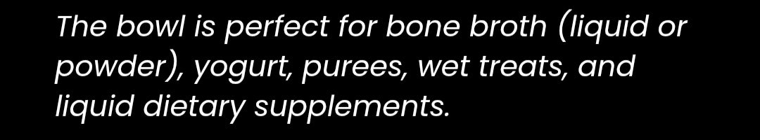 WHAT KIND OF FOOD CAN I PUT IN THE BOWL?