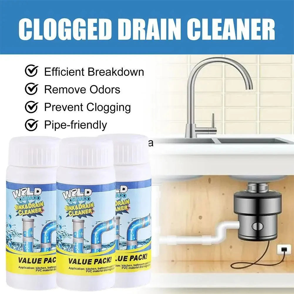 WildTornado™ Sink & Drain Cleaner | Dredging Agent for kitchen sink, pipeline drain, etc.