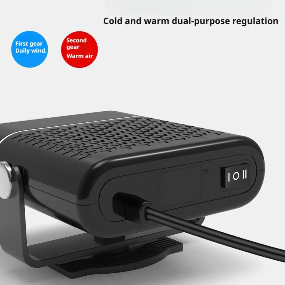 Car Heater Fan 150W 12V 120W Car Heater Electric Cooling Heating Windshield Defroster Defogging Demister Car Anti-Fog Heater