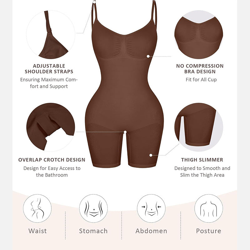 Seamless Body Shaper Tummy Tuck Hip Lift Underwear